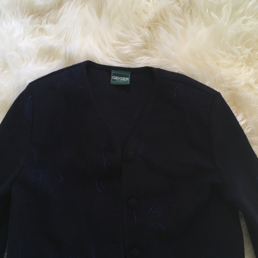 Geiger Trachten Wool Jacket Cardigan - image 2